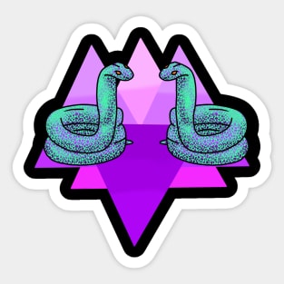 Snake Pyramid Sticker